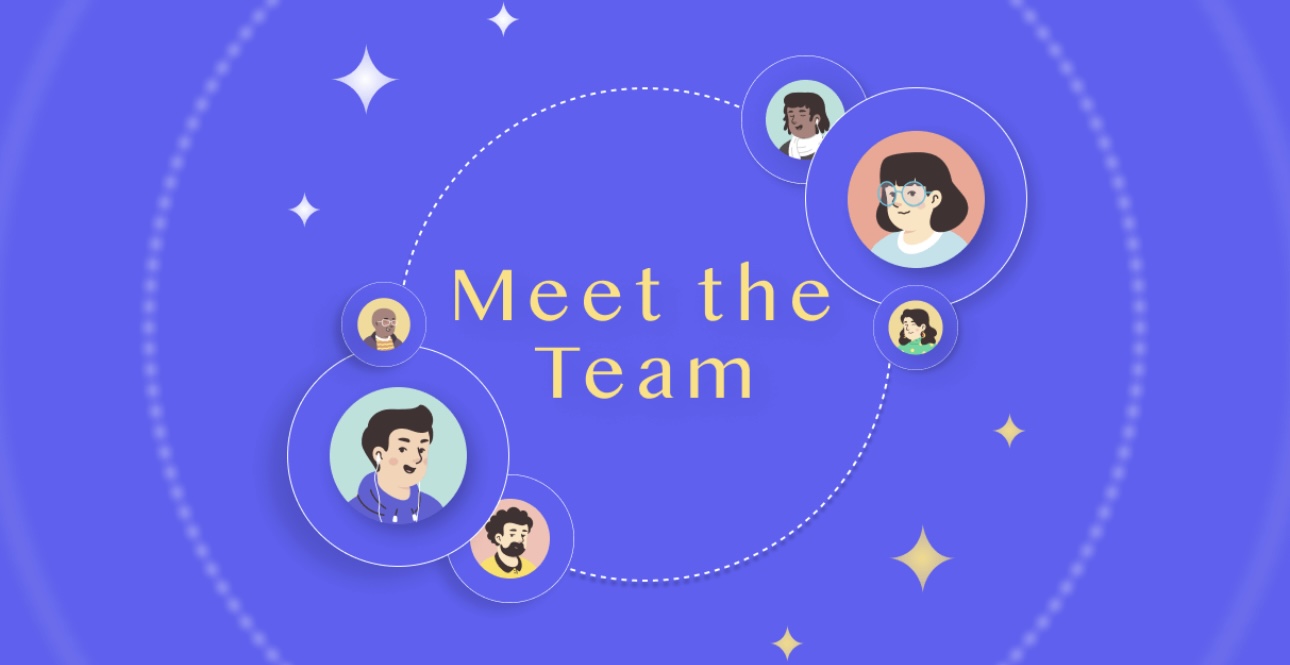 Creating Meet the Team page 1